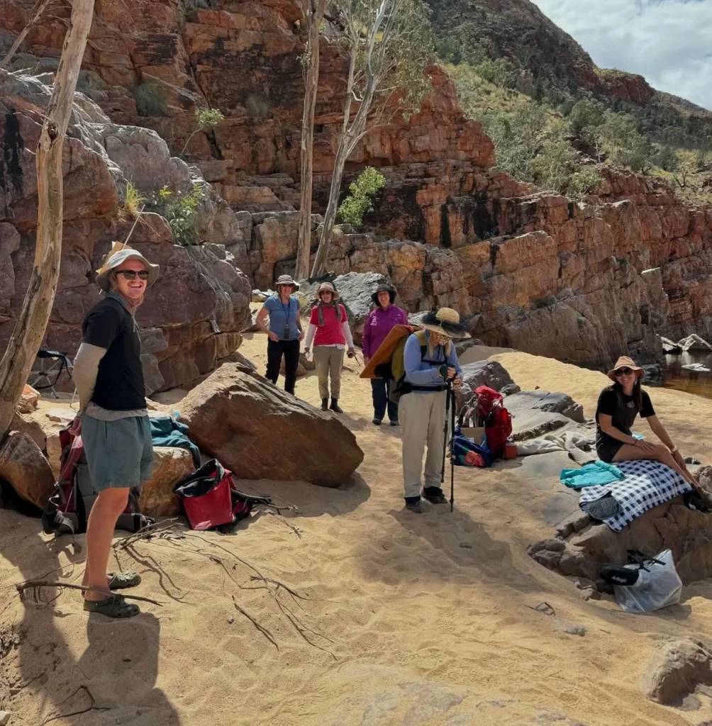 Layering for the Day, The Larapinta Trail